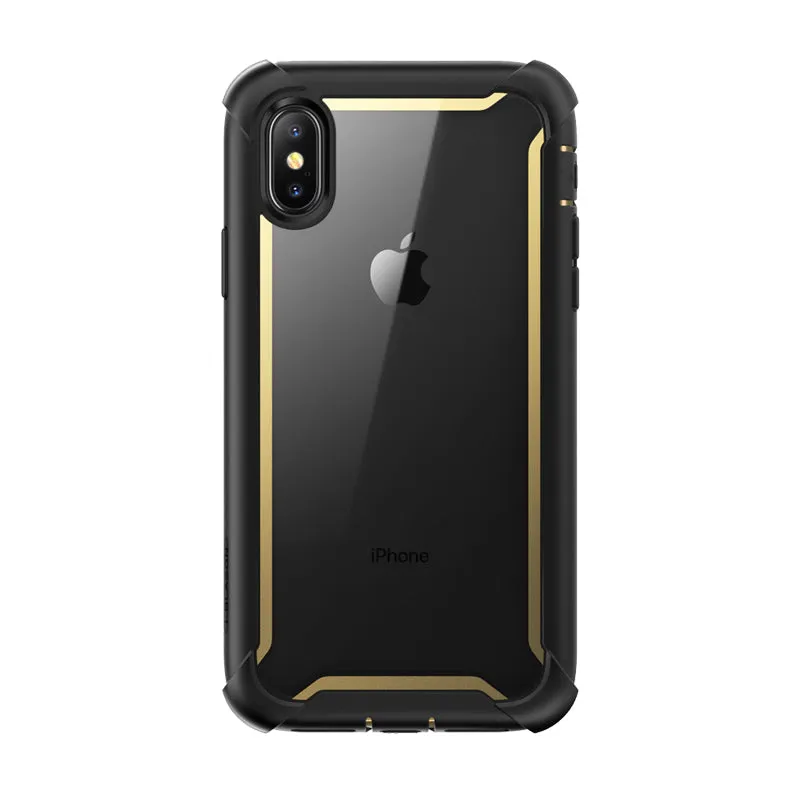 iPhone XS Max Ares Case-Gold Polished Surface Texture