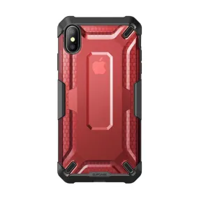 Shock Surface iPhone XS Max Unicorn Beetle Bumper Case-Red