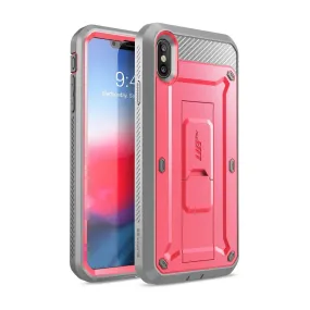 iPhone XS Max Unicorn Beetle Pro Full-Body Holster Case-Pink Durable Build Quality