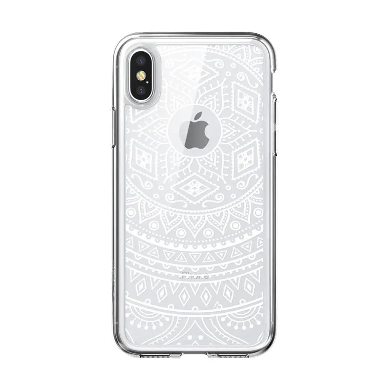 Comfort Texture Layer iPhone XS | X Halo Case-White Lace