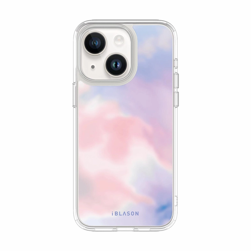 Protective Design Texture iPhone 15 Plus Halo MagSafe Cute Phone Case - Summer Nights