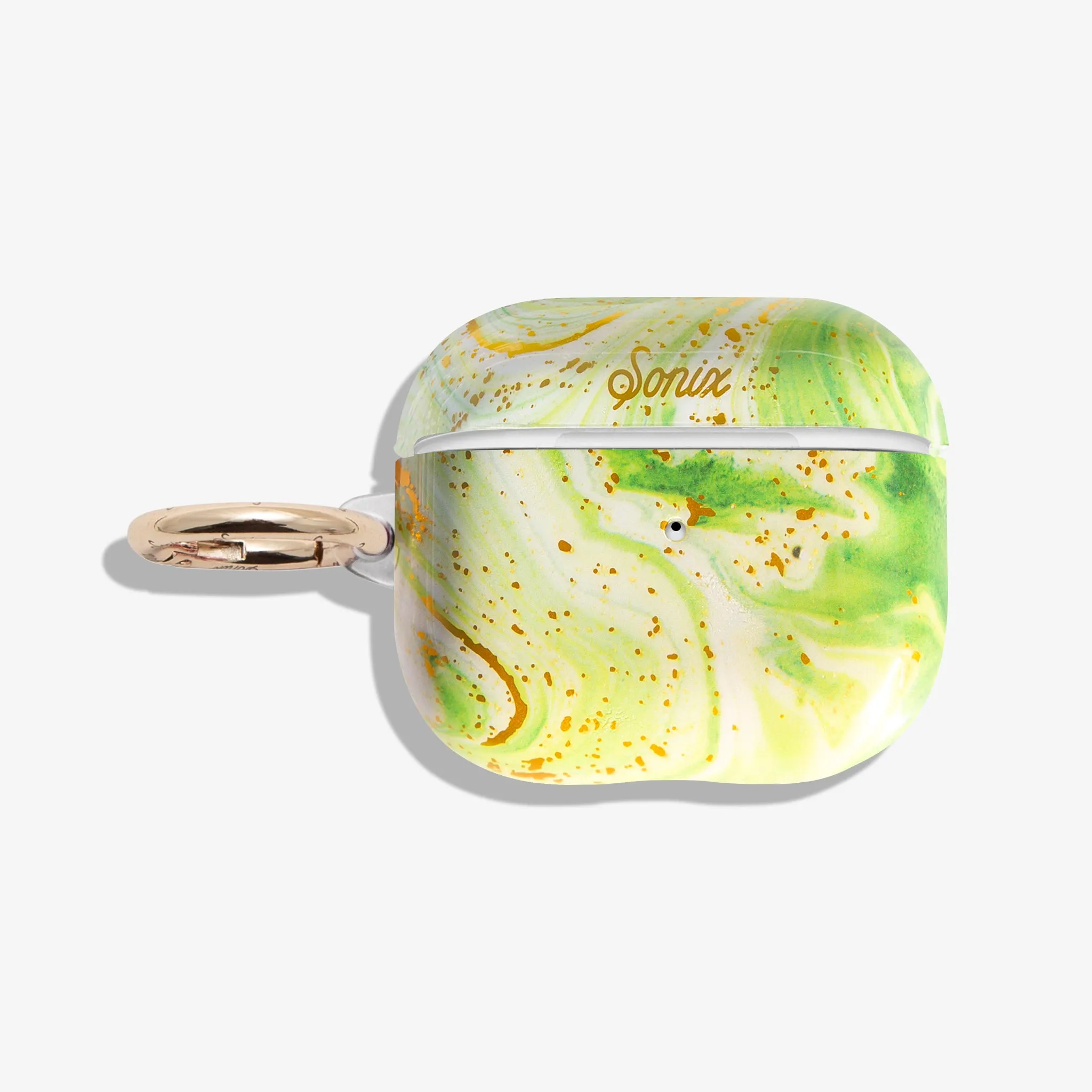 Jade Marble AirPods Case Vibrant pattern Grip Assist