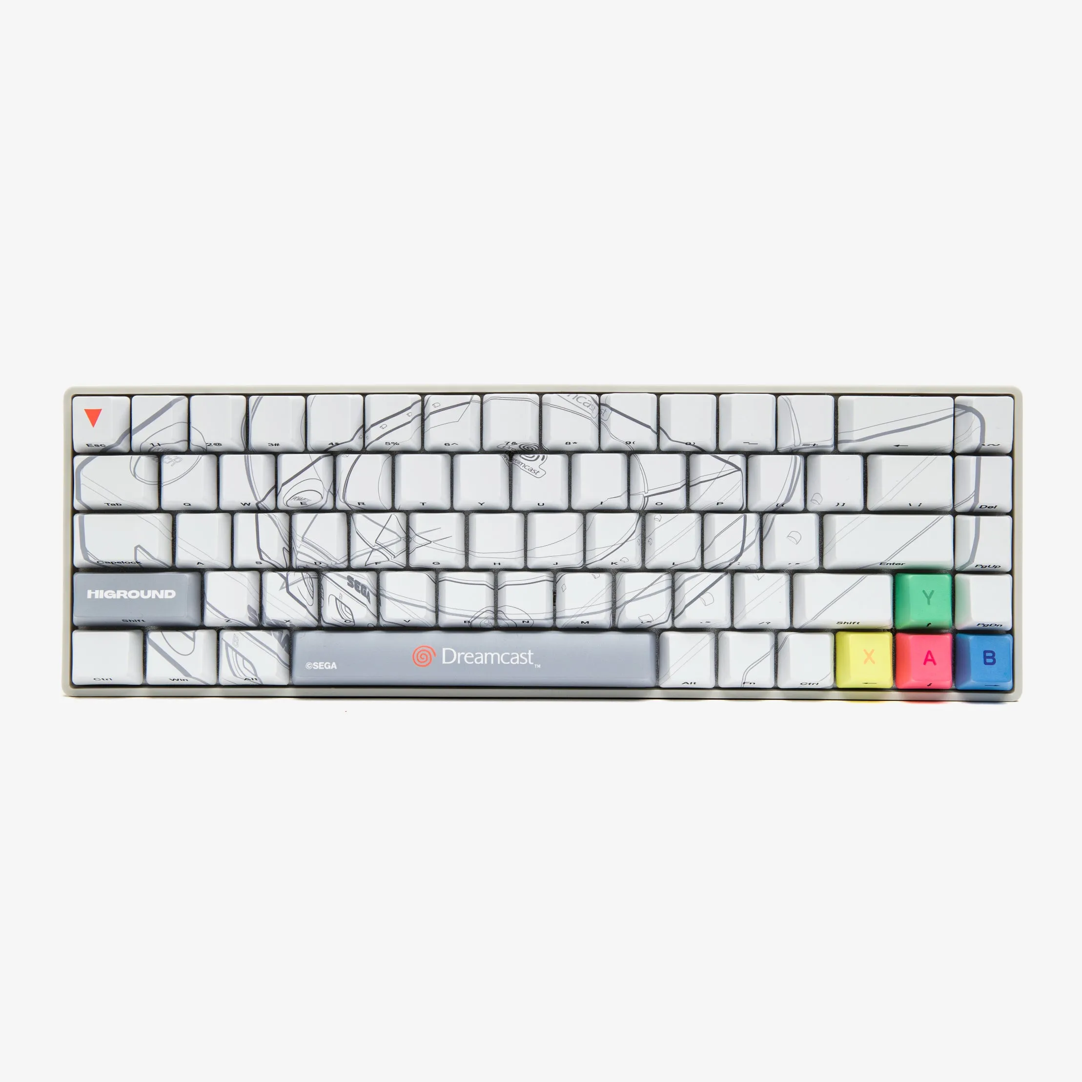 Profile Manager Setup Rainbow Lighting Effect Sonic x Higround Dreamcast Keyboard