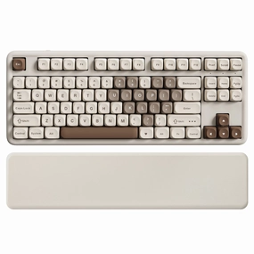 Full Size Layout Kit YUNZII B87 Brown Heart QMK/VIA Custom Mechanical Keyboard