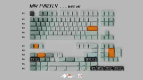 MW FYREFLY PBT DOUBLE-SHOT KEYCAP SET INSTOCK RGB Breathing Light
