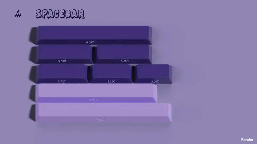 Mechanical Typing Student Laptop Compatible Keyboard KEYKOBO POLTERGEIST KEYCAP SET