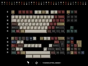 KEYKOBO RETRO MIXED LIGHTS KEYCAP SET R2 INSTOCK Compact Mechanical Keyboard Mechanical Desk Accessories