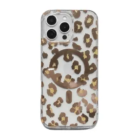 Professional Look Soft Shield LEOPARD PRINT CLEAR MAGSAFE CASE