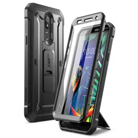 Comfort Edge Texture Elegant Finish Design LG K40 Unicorn Beetle Pro Rugged Holster Case-Black