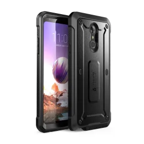 LG Stylo 4 Unicorn Beetle Pro Rugged Case with Holster-Black Travel Ready
