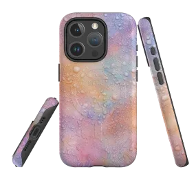 Clear Texture Flexible Edge Texture iPhone MagSafe Tough Case - Pastel Drops