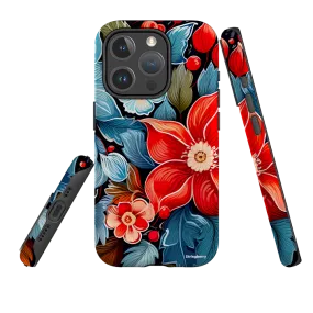 iPhone MagSafe Tough Case - Red Bells Durable Build Texture Durable Grip