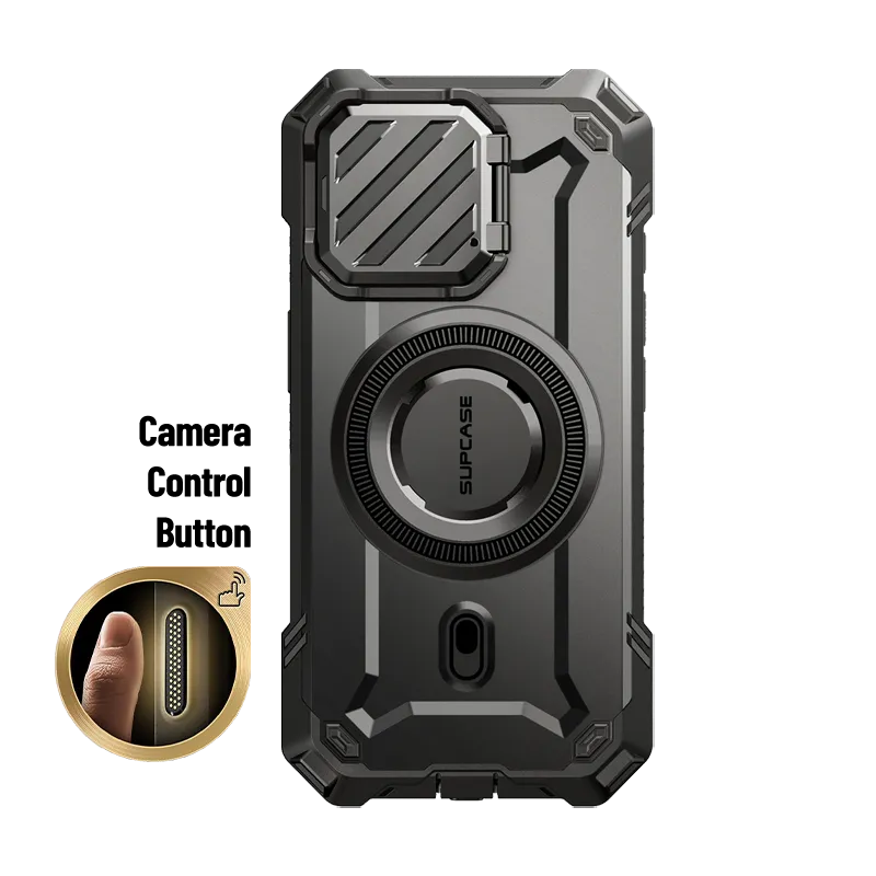 iPhone 16 Pro Max 6.9 inch Unicorn Beetle MAG XT MagSafe Case- Black Scratch Block