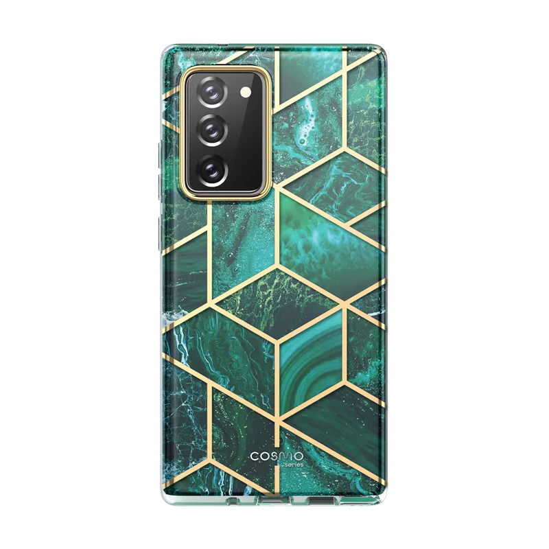 Premium Shield Galaxy Note20 Cosmo Case - Marble Green