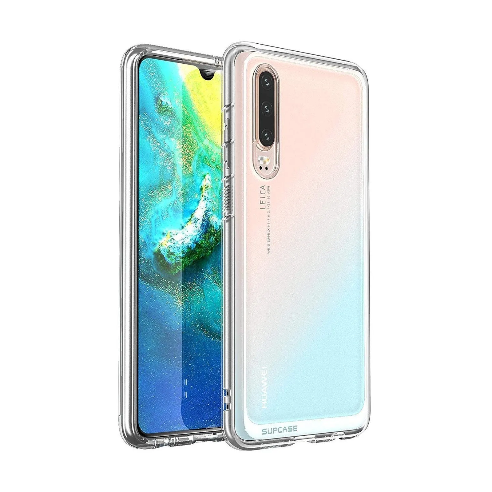 Huawei P30 Unicorn Beetle Style Slim Clear Case-Clear Minimal Texture Layer Flexible structure