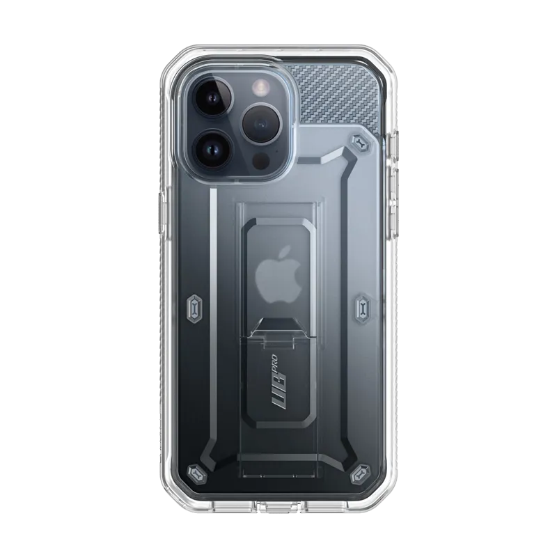 Durable Edge iPhone 15 Pro Max 6.7 inch Unicorn Beetle PRO Rugged Case-Clear