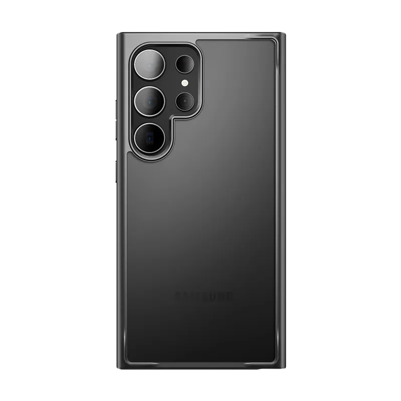 Galaxy S24 Ultra Unicorn Beetle Style Slim Clear Case-Black Urban Style Protective Form Texture