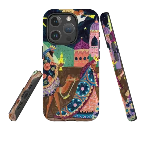 Durable Texture Finish iPhone MagSafe Tough Case - Wisemen By Caroline Bonne Muller