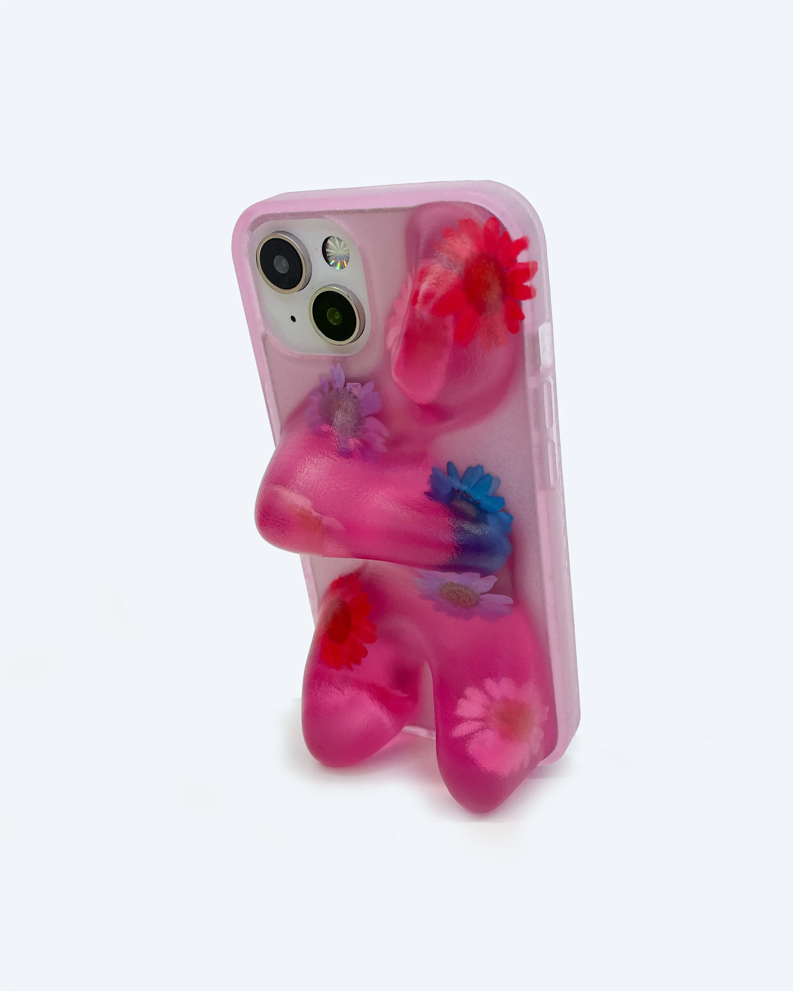 Modern Finish Light Texture Fit Ishi Phone Case in Strawberry Flower