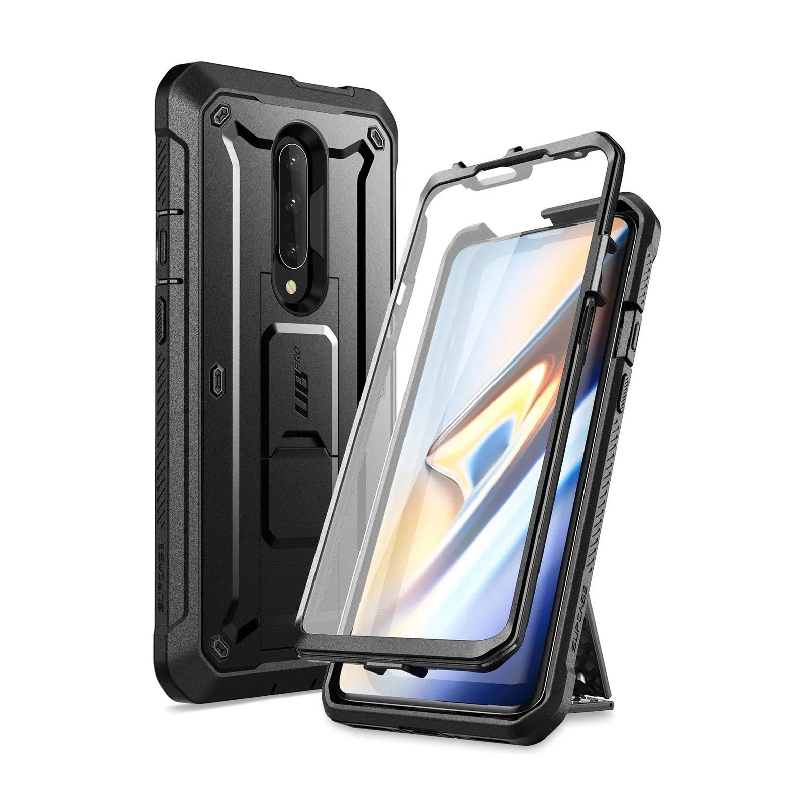 OnePlus 7 Pro Unicorn Beetle Pro Full-Body Holster Case-Black Water Resistant