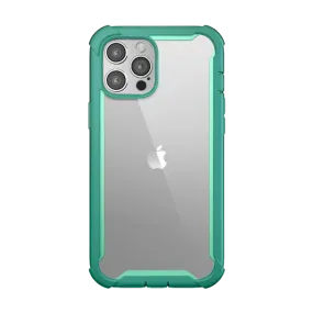 Rugged Texture Minimal Surface Layer iPhone 12 Pro Ares Case - Mint Green