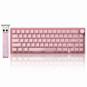 Womier VK66 Pro VIA Support 66-Key Gasket Mechanical Keyboard with Knob Gaming Mode Toggle Kit Premium Keycaps Set