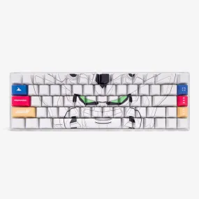 User Profile Setup Gundam Basecamp 65 Keyboard - Admiral (White)