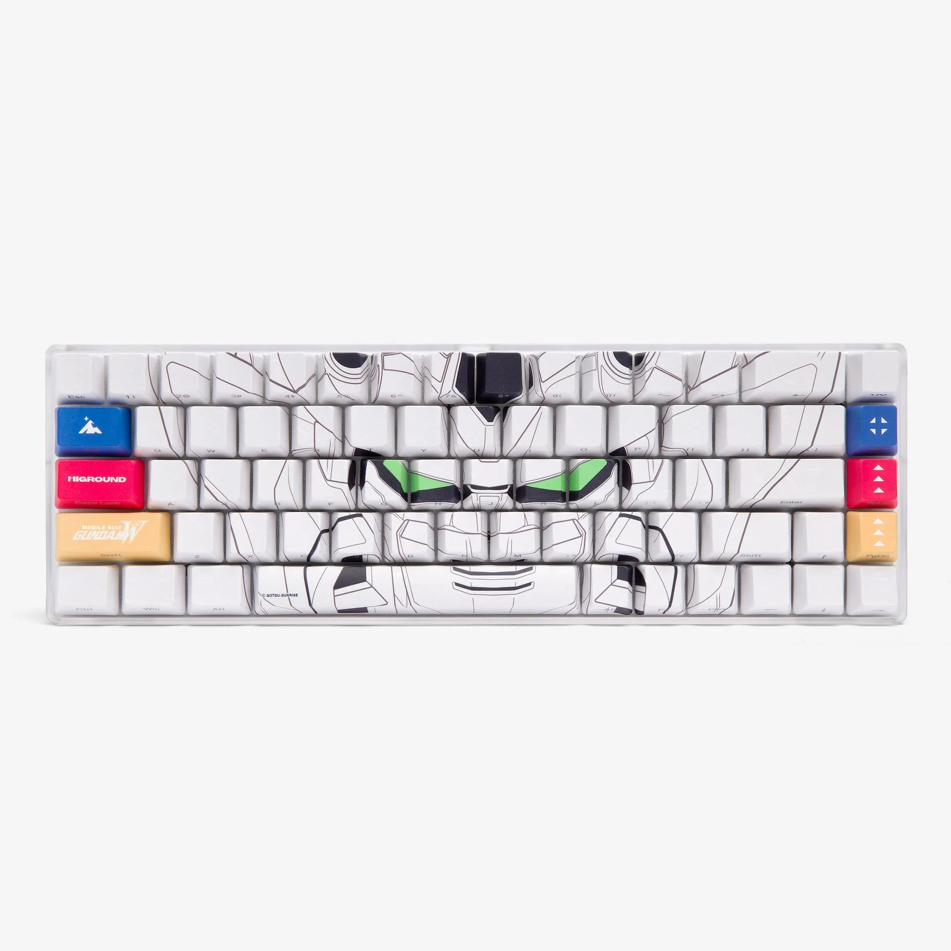 User Profile Setup Gundam Basecamp 65 Keyboard - Admiral (White)