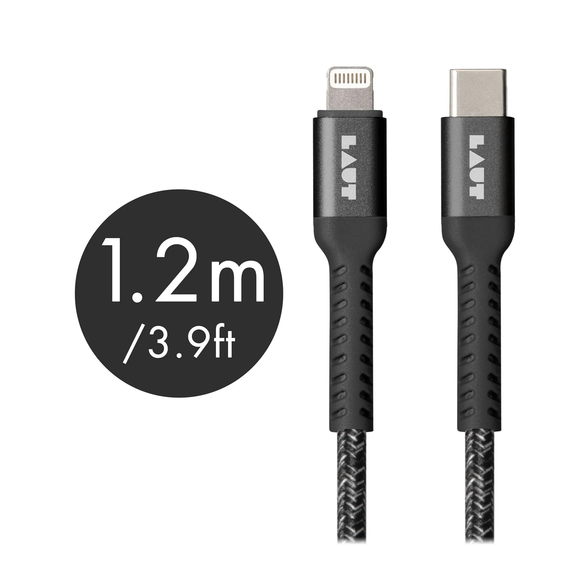 LINK TOUGH MATTER 1.2m/3.9ft USB C to Lightning Cable Minimal Form