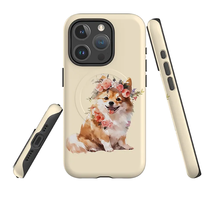 Stylish Pattern iPhone MagSafe Tough Case - Cute Dog H