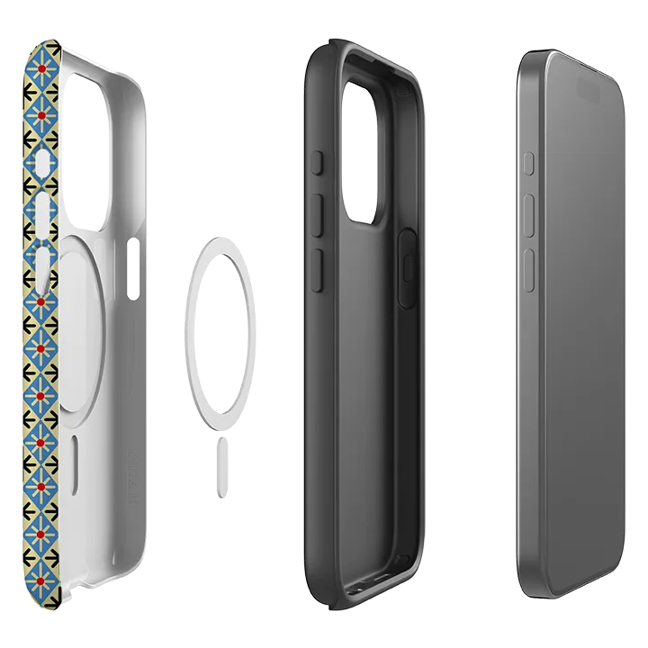 Rugged Feel iPhone MagSafe Tough Case - Diamonds By Cressida Bell