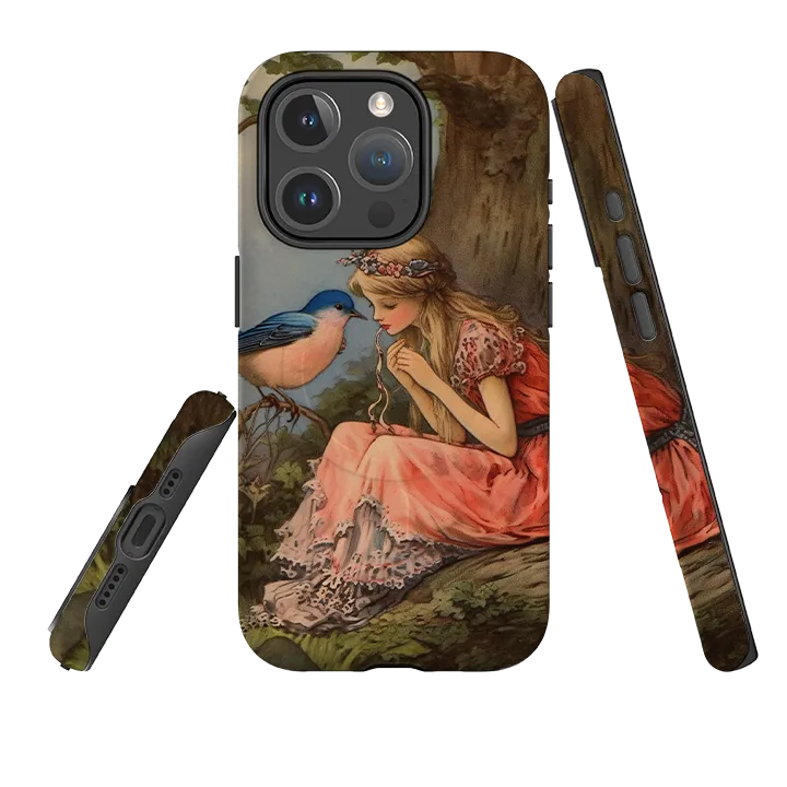 Minimal Edge Design Soft Edging iPhone MagSafe Tough Case - Fairy Tales II