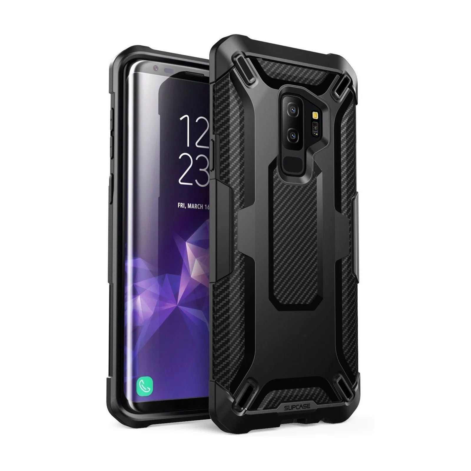 Galaxy S9 Plus Unicorn Beetle Air Protective Case-Black Durable Build Texture easy installation