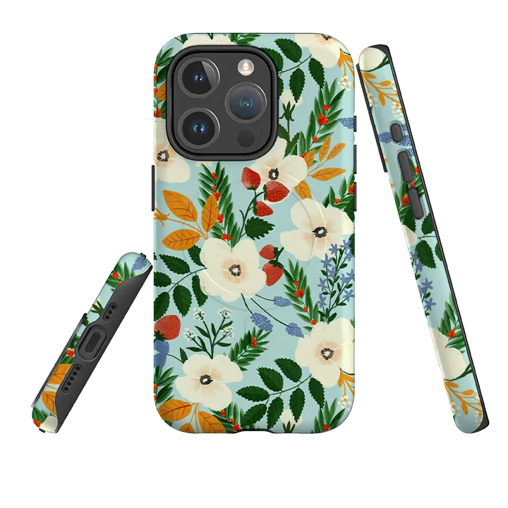 iPhone MagSafe Tough Case - Floral III By Abby Jacobs Soft Touching Flexible Shell