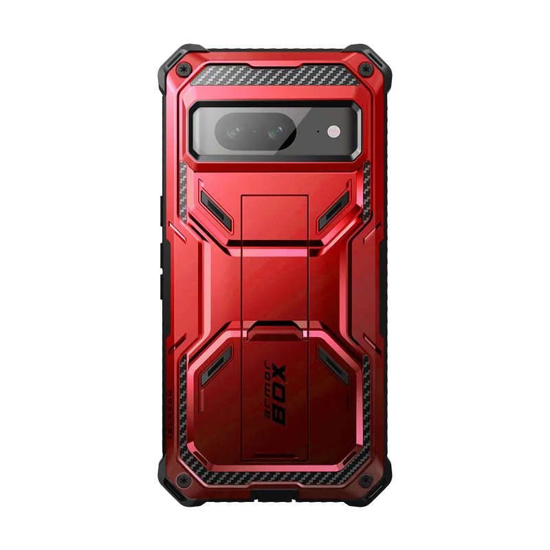 Flexible Pattern Google Pixel 8 Armorbox Case - Metallic Red