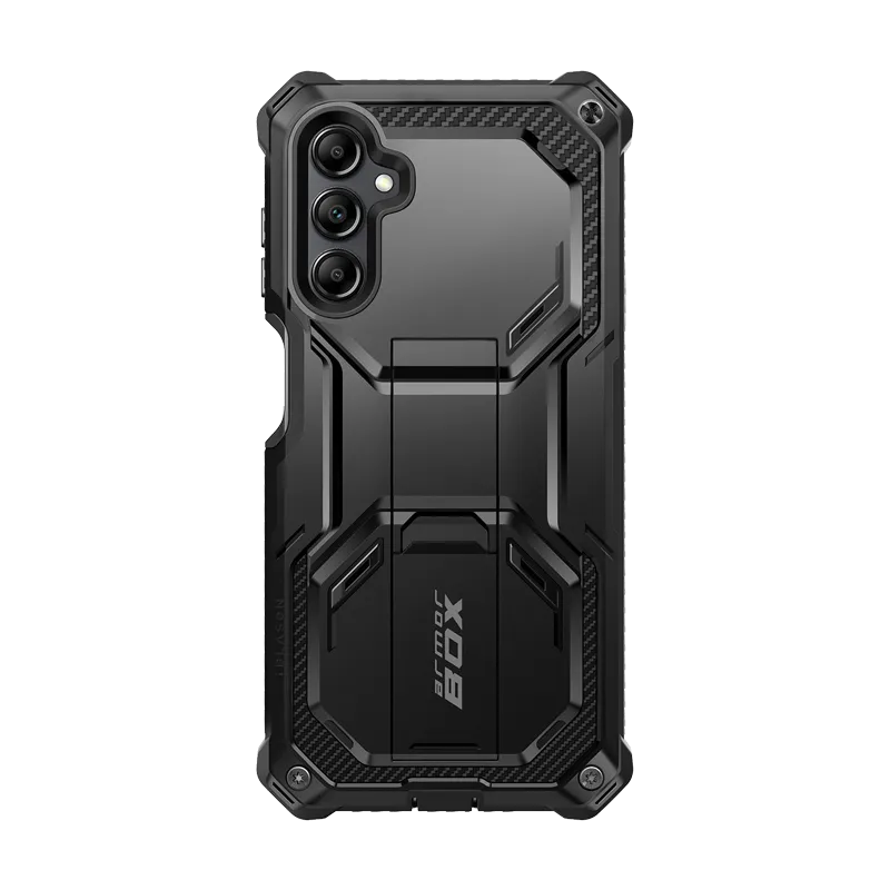 Galaxy A14 Armorbox Case - Black Comfort Texture Layer Durable Quality