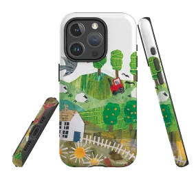 iPhone MagSafe Tough Case - Countryscape IV By Tracey English Polished Surface Texture