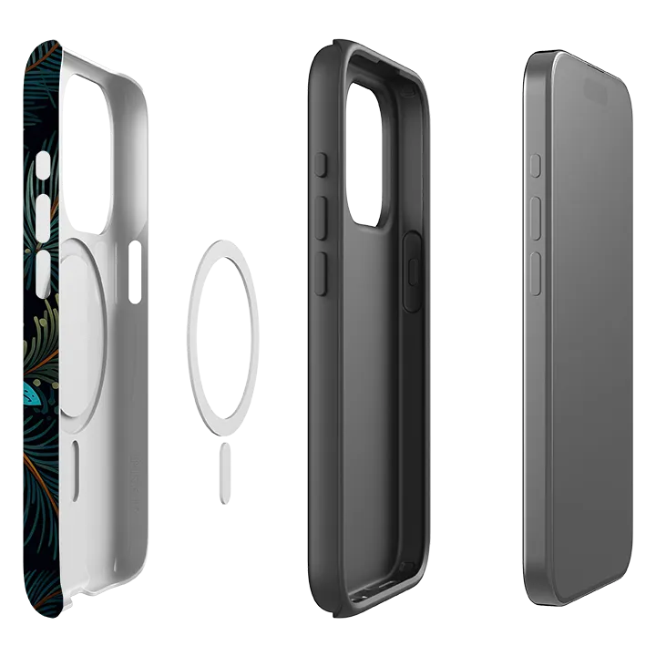 Everyday Style Protective Pattern Texture iPhone MagSafe Tough Case - Red Berries