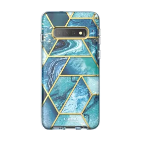 Clear Surface Galaxy S10 Cosmo Case - Ocean Blue