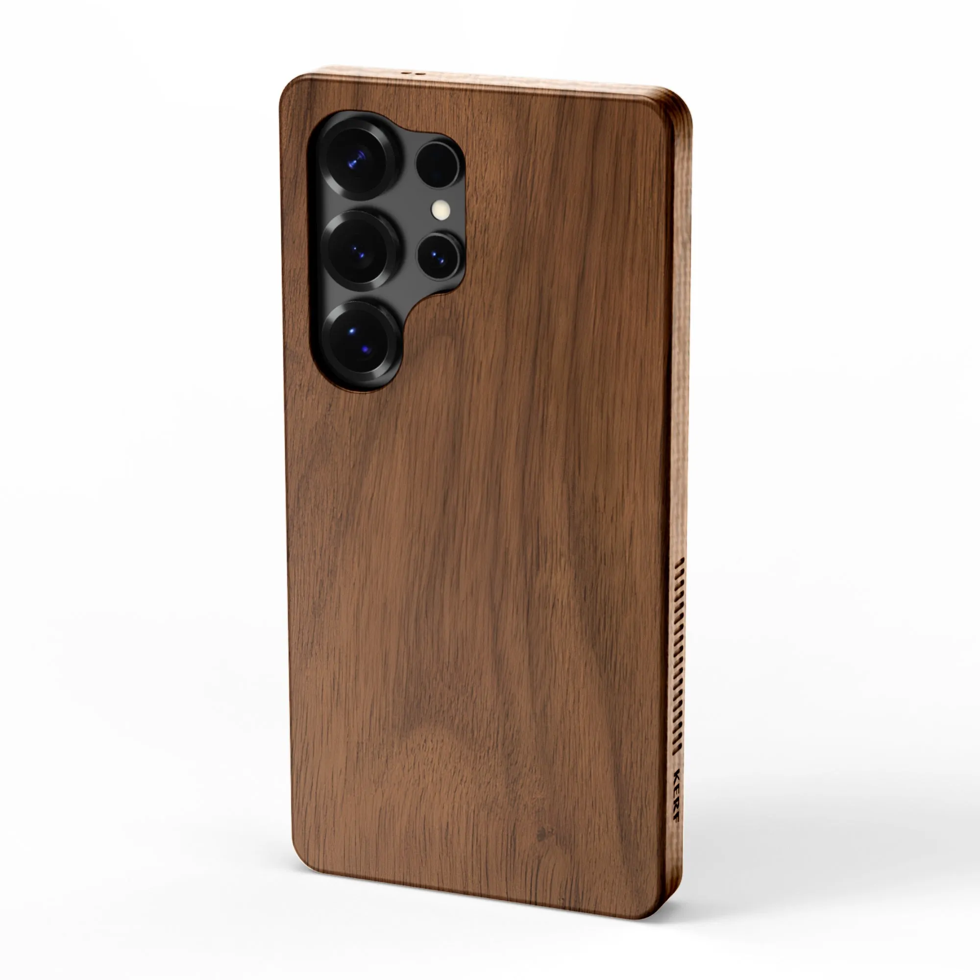 Premium Texture Layer Light Build Galaxy S25 Ultra Solid Wood Case