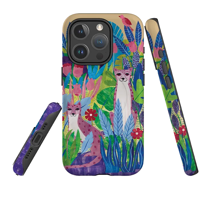 iPhone MagSafe Tough Case - Jungle By Tracey English Comfort Texture Fashion Accessory