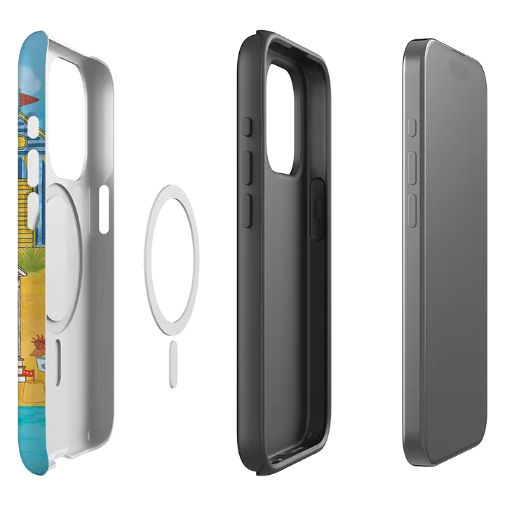 Clear Surface Sleek Feel iPhone MagSafe Tough Case - Beach House By Natalie Pedetti Prack