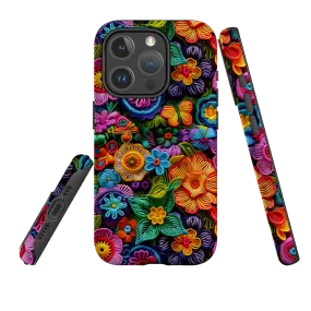 Drop Shield Grip Assist iPhone MagSafe Tough Case - Wild Summer Flowers II