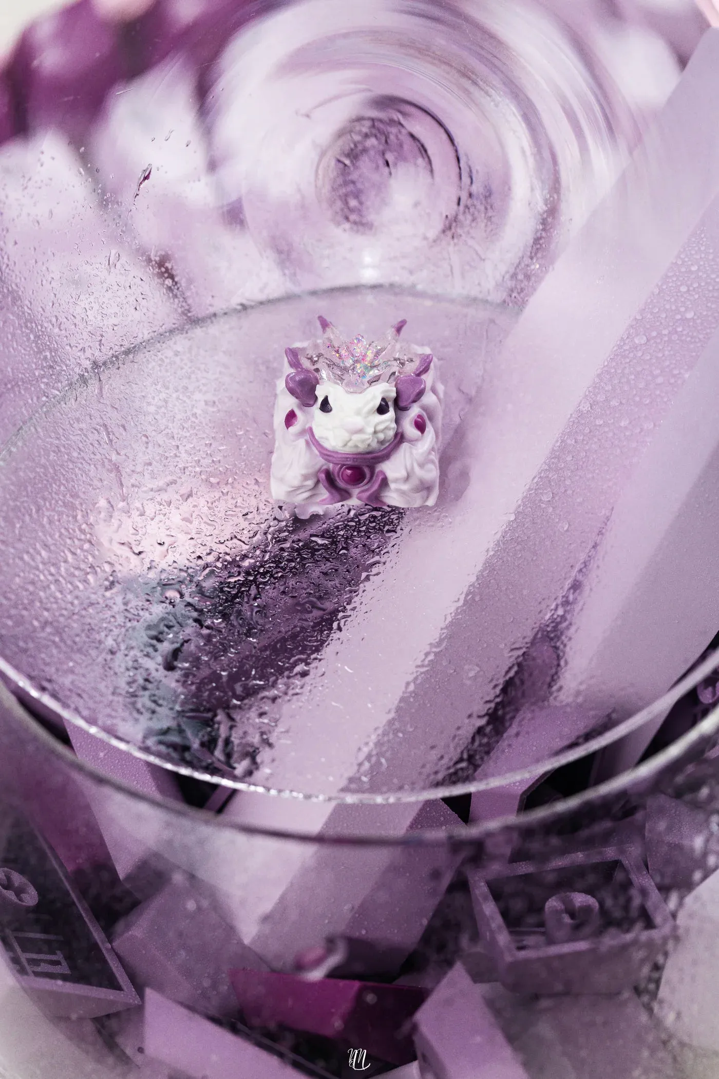 75% Mechanical Layout Clicky Feedback Keys MOO??OON??Keykobo Bloom Resin Artisan Keycaps