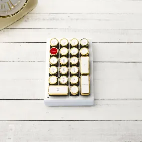 Silicone Pads WHITE GOLD QWERKYWRITER? NUMKEY NUMPAD