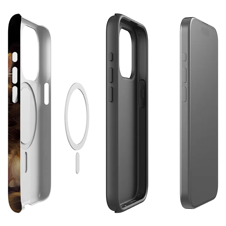 iPhone MagSafe Tough Case - The Look Of Love Durable Design Texture Pocket Safe