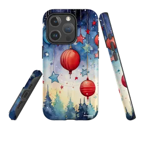 Soft Silicone Flexible Layer Design iPhone MagSafe Tough Case -  Bauble Forest