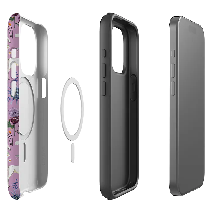 iPhone MagSafe Tough Case -  Horse Pattern By Caroline Bonne Muller Matte Edge