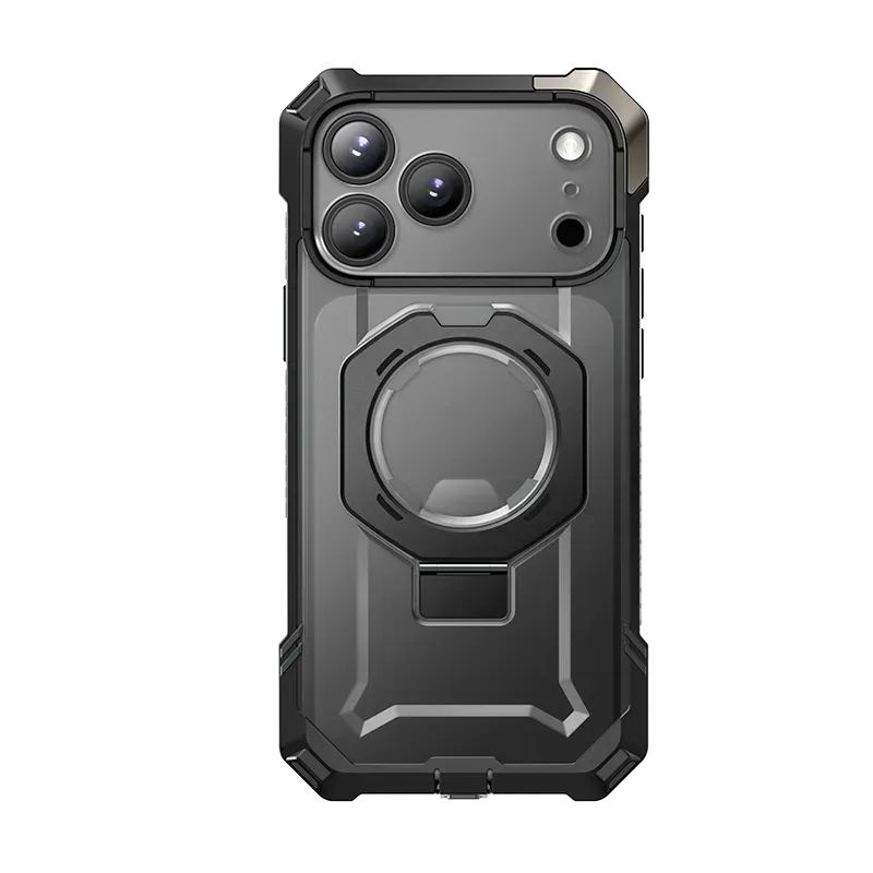 Non slip grip UB GRIP Series iPhone 17 Pro Max MagSafe Camera Control Button Phone Case - Black