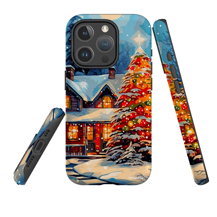 iPhone MagSafe Tough Case -  Cold In December Stylish Finish Texture Grip Layer